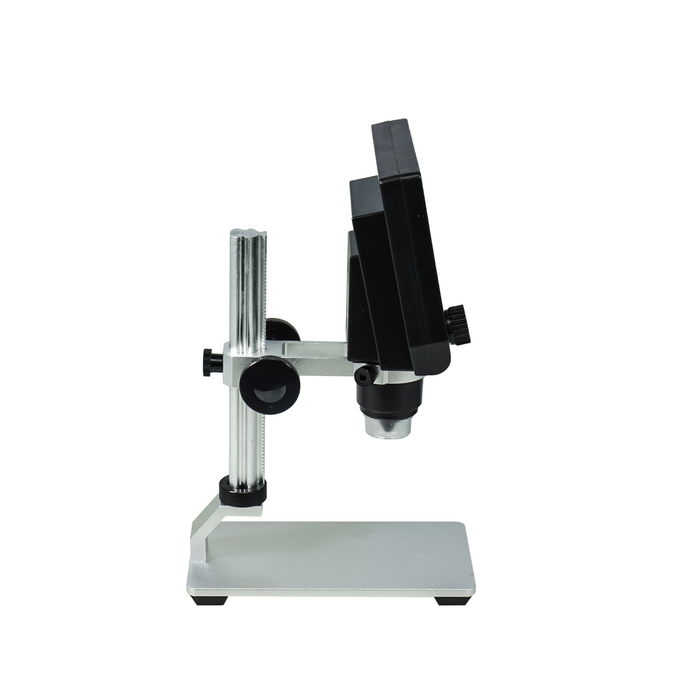 1-600X LED Digital Microscope, HD 4.3 inch LCD Screen, 3.6 MP