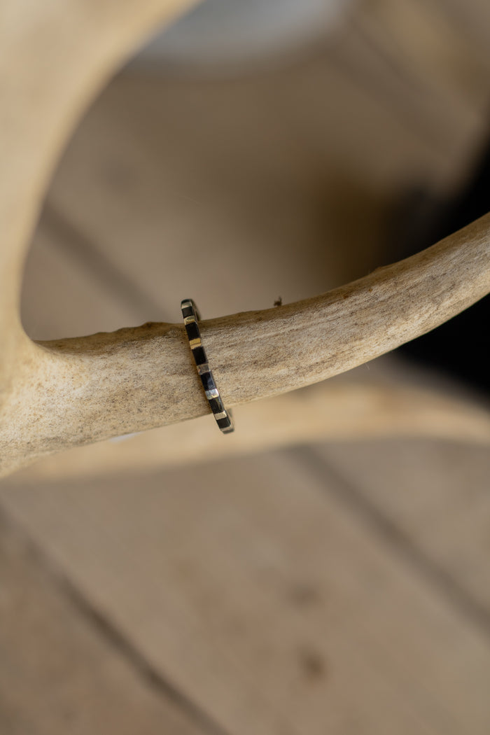 Alternating Inlay Ring