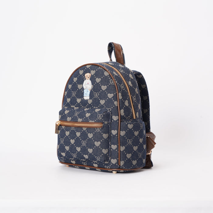 B-Loved Bear Denim - Small Rucksack