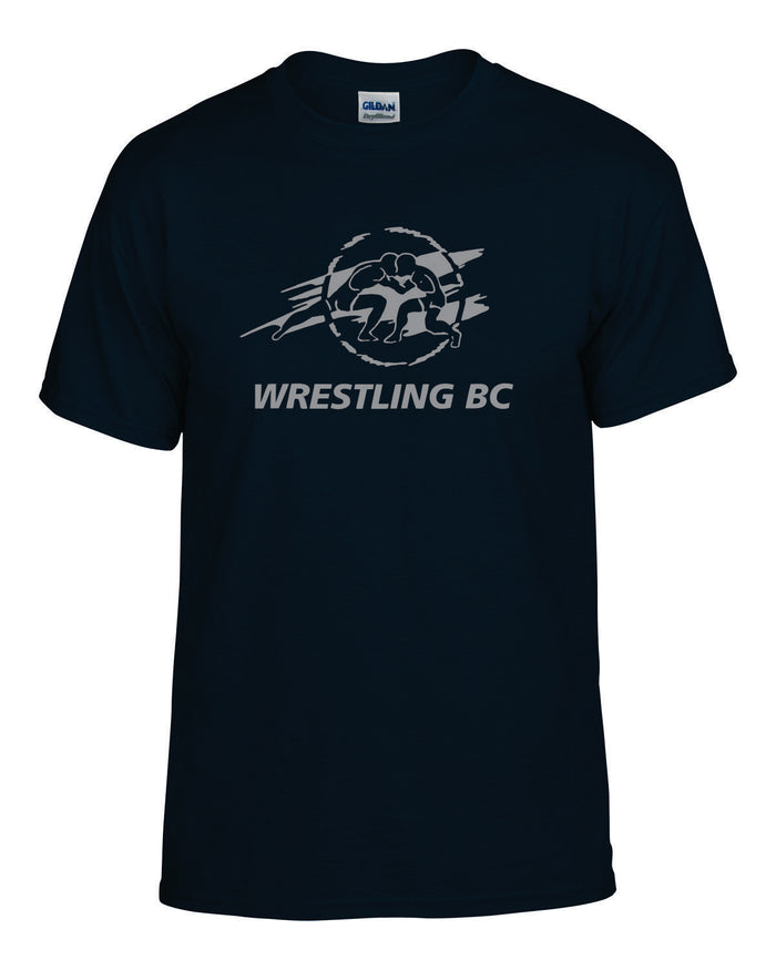 BC Wrestling Black Tee Adult and Youth