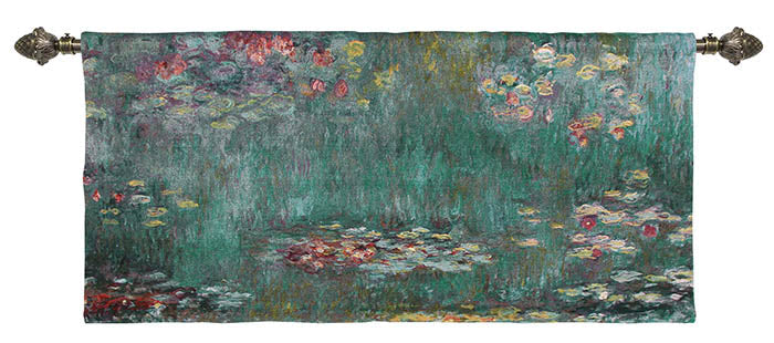 Claude Monet Water Lily - Wall Hanging 143cm x 69cm (120 rod)