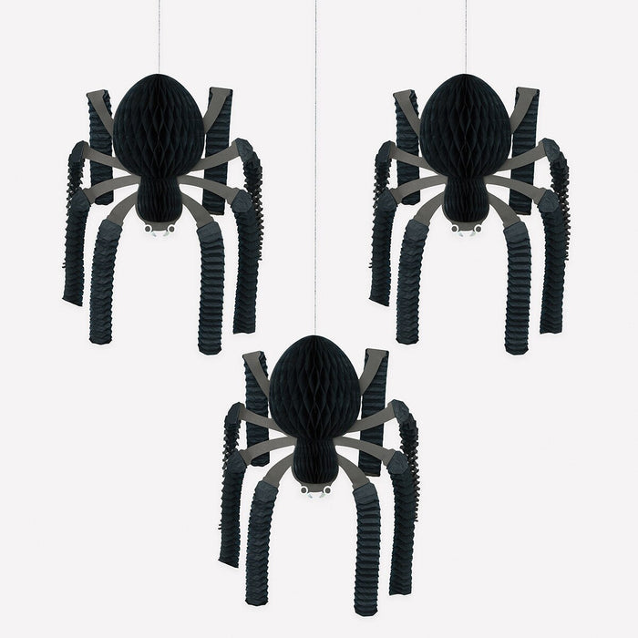 Meri Meri - Decorations - Honeycomb Spiders