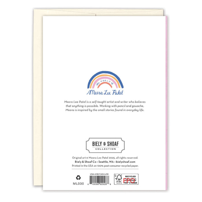 Floral Cake Wedding Card