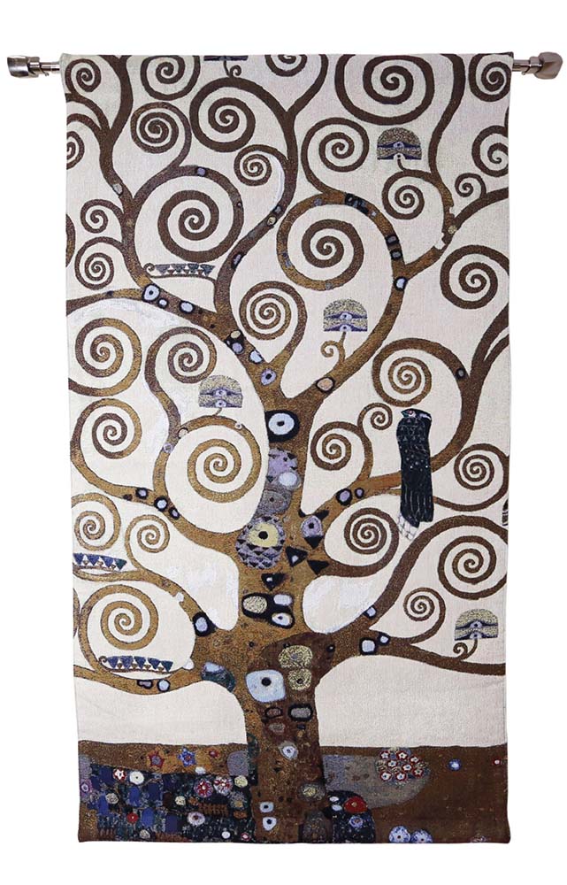 Gustav Klimt Tree of Life Tree - Wall Hanging 68cm x 138cm (70 rod)