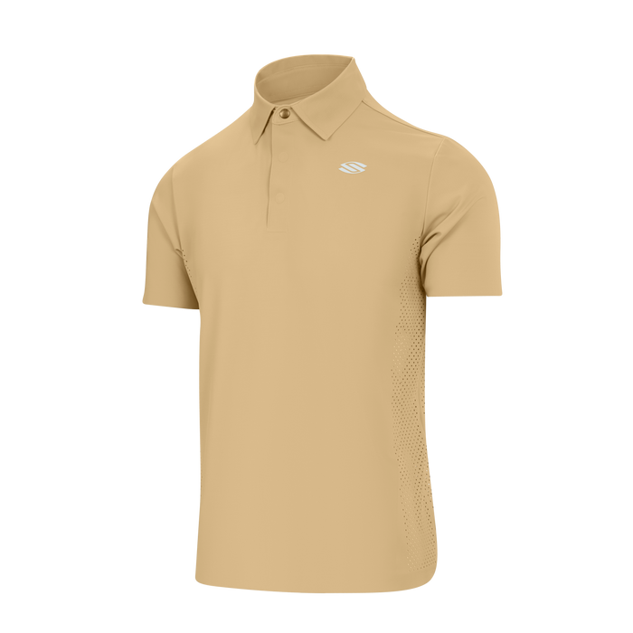 Sandstorm Men's Pro Line Performance Polo in a lightweight, athletic fit for pickleball.