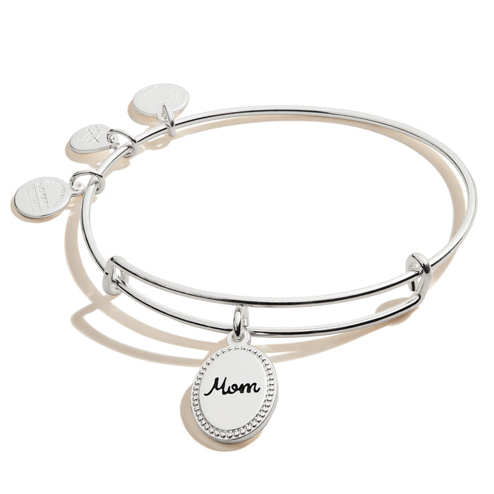 Mom Charm Bangle Bracelet, Bonded by Love