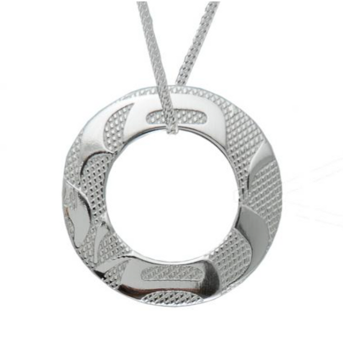 PANABO Silver/Pewter Necklace - Equilibrium