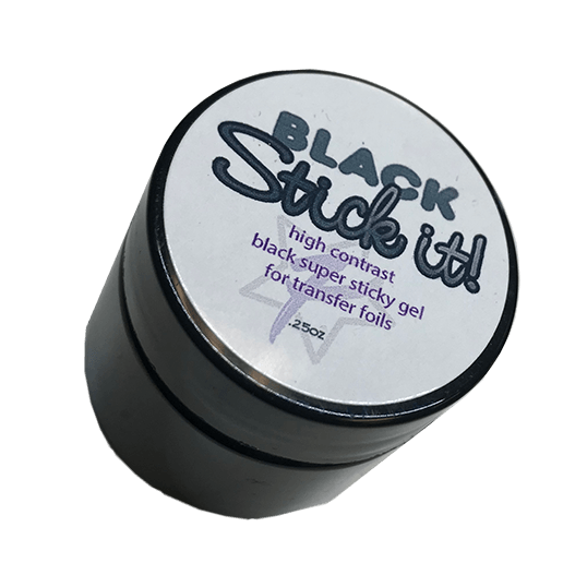 Black Stick it Transfer Foil Gel