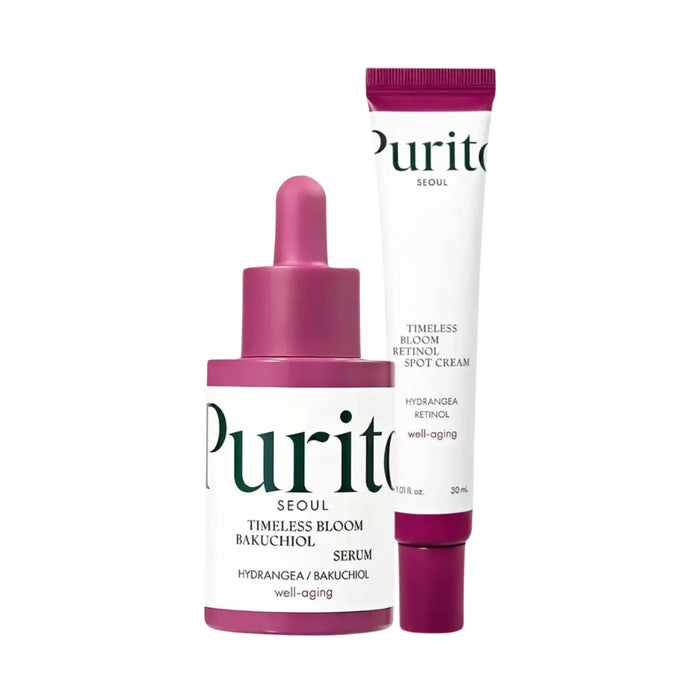 PURITO Timeless Bloom Bakuchiol & Timeless Bloom Bakuchiol Spot SET - DOKAN