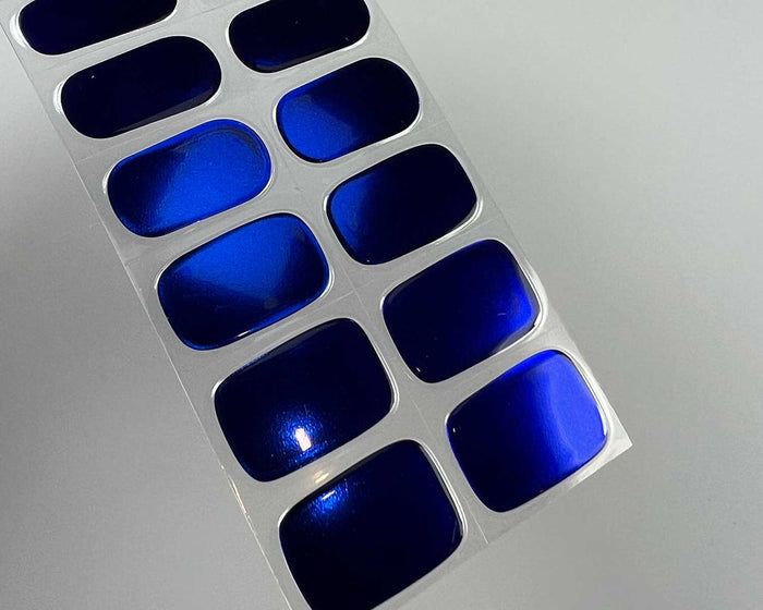 Semi-cured Gel Nail Wraps - Sapphire Eclipse