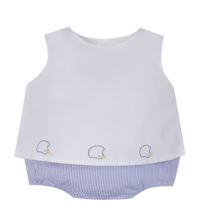 Southern Saturday Boy's Black/Gold Diaper Set