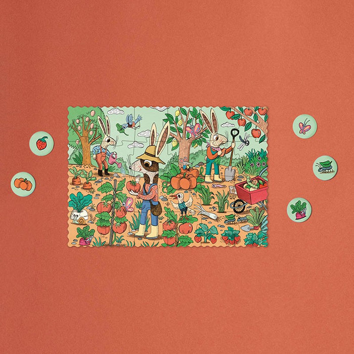 Londji - Tiny Puzzle - Garden - Contents