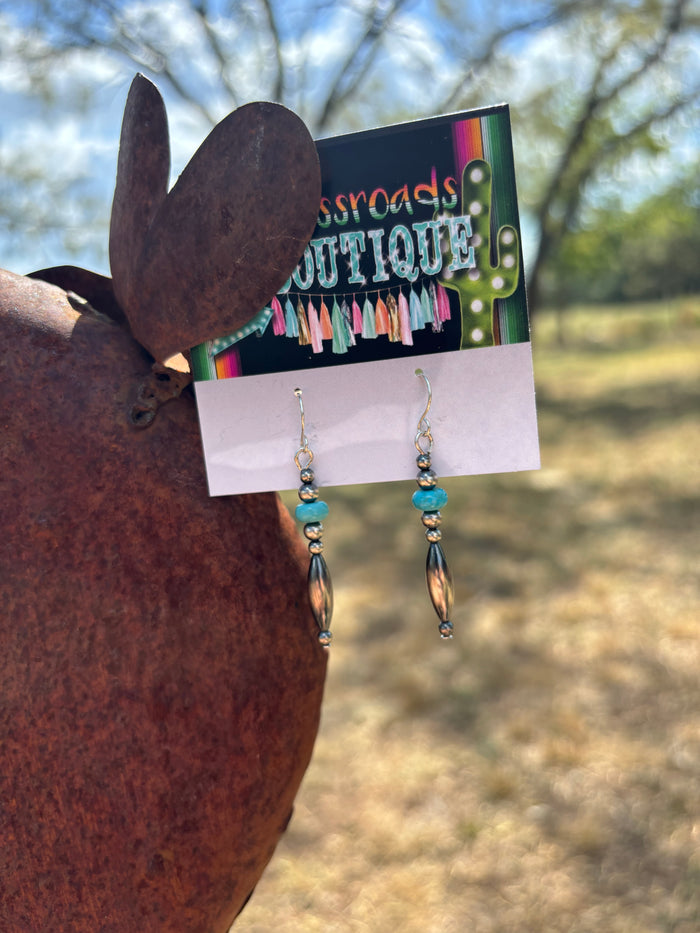 Torpedo/Turquoise Dangle