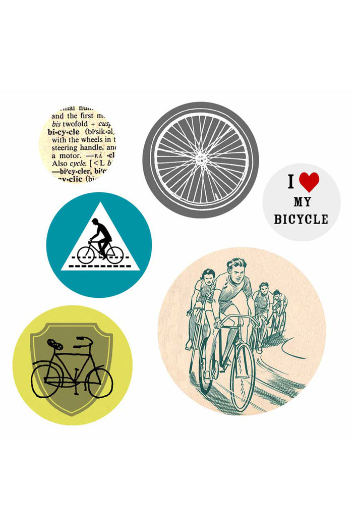 Yikes Bikes Pack of Buttons