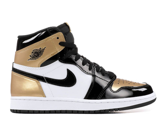Jordan 1 Retro High NRG Patent Gold Toe (WORN)