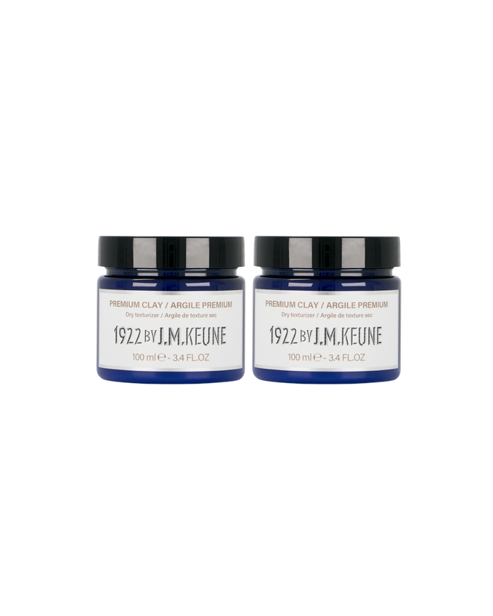 1922 J.M. by Keune Premium Clay per 2 stuks bij Care For Hair