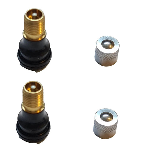 2 x E-Scooter Ventile Set Ninebot, Trittbrett, VMAX, Xiaomi, Ventil Tubeless 2x