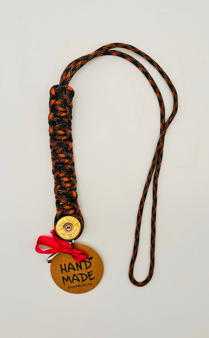 Black with Orange Fleck