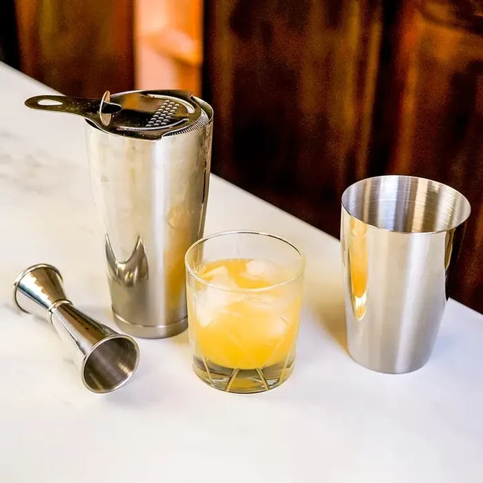 A Bar Above - Craft Cocktail Bar Set in Stainless (4 Piece)