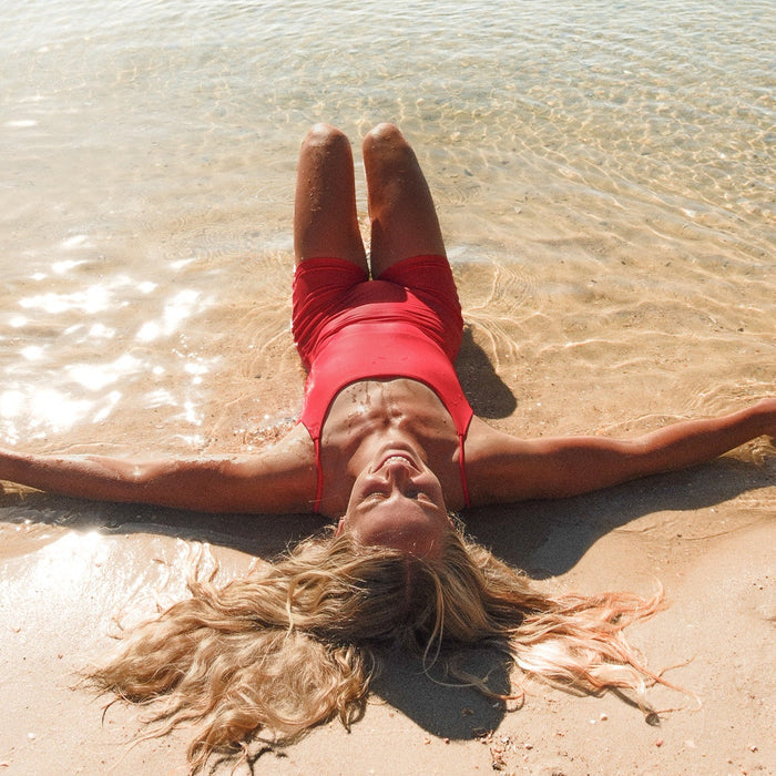 Active Swim Bodysuit Lipstick