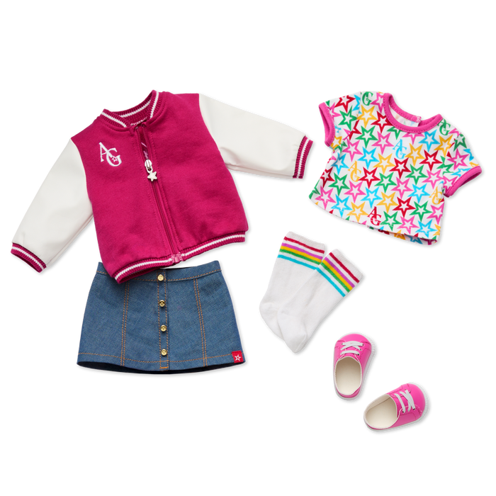 AG™ Star Squad Varsity Jacket for Adults & 18-inch Dolls