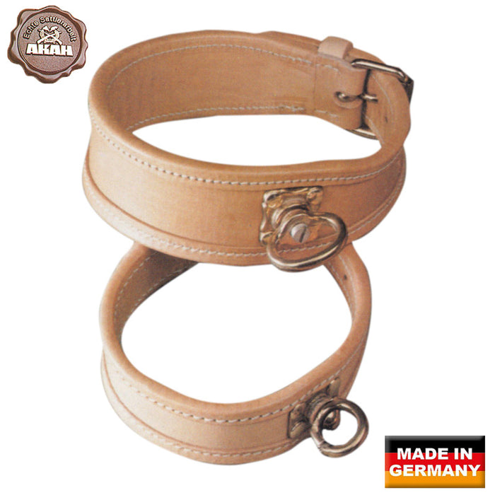 Akah Traditional Leather Tracking Collars