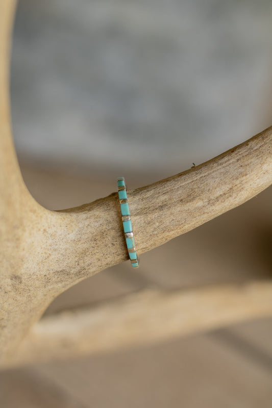 Alternating Inlay Ring
