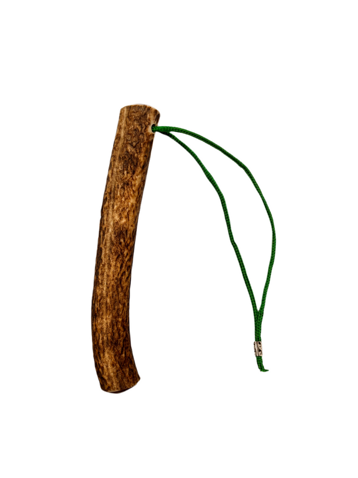 A light wood antler game priest for sale at Muntjac Trading