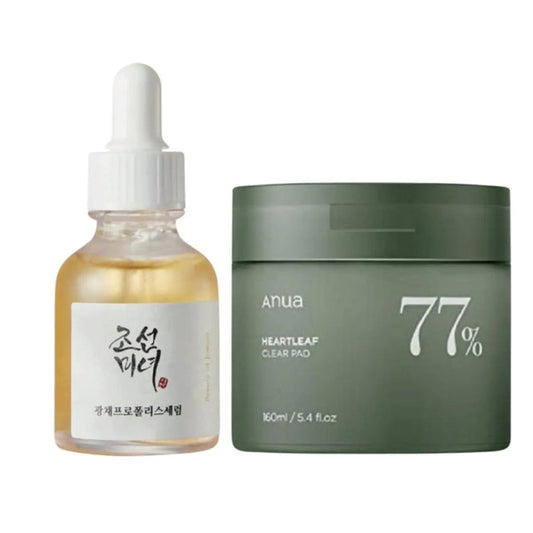 ANUA Heartleaf 77 Clear Pad & BEAUTY OF JOSEON serum Set - DOKAN