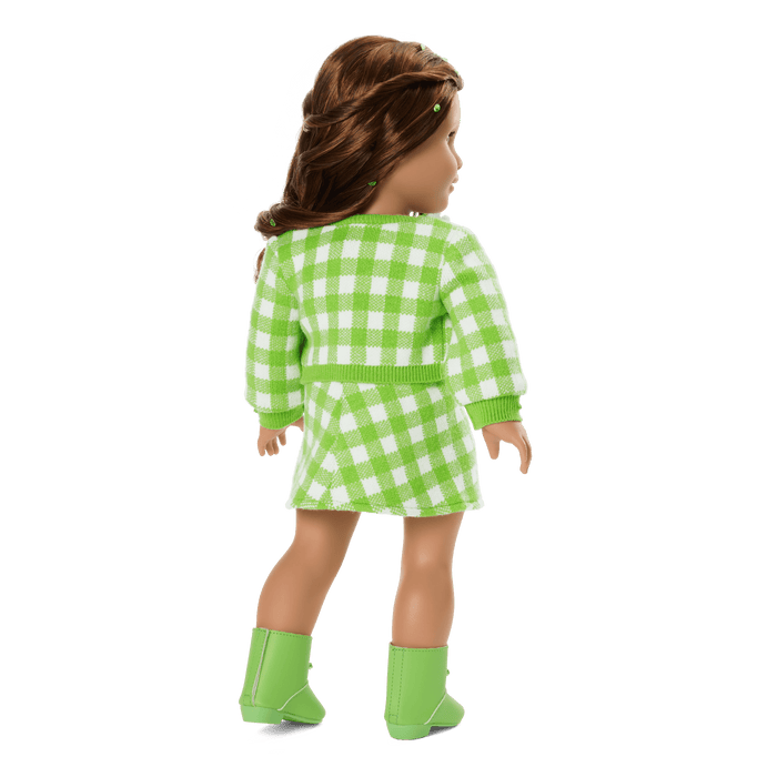 August Peridot Glow Outfit for 18-inch Dolls