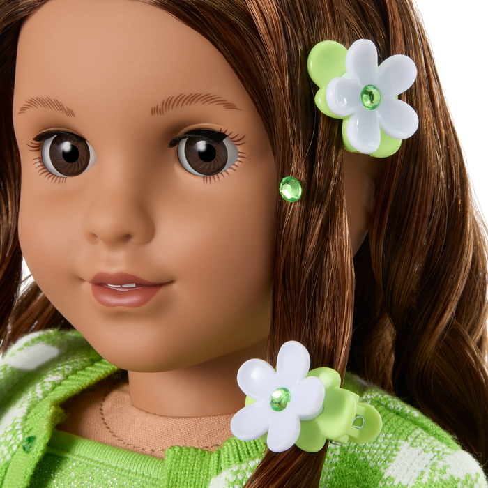 August Peridot Glow Outfit for 18-inch Dolls