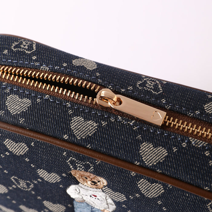 B-Loved Bear Denim - Camera Bag