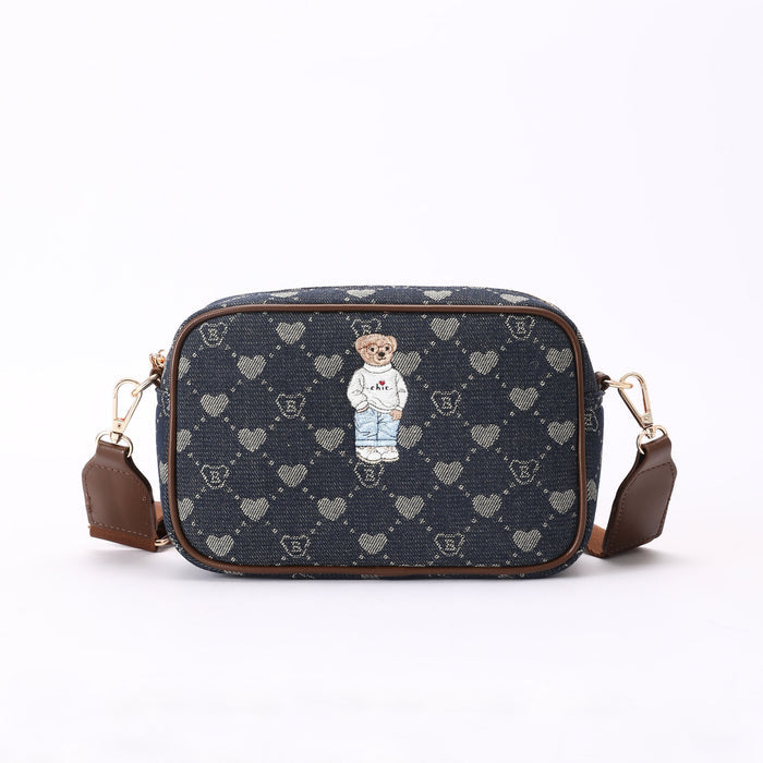 B-Loved Bear Denim - Camera Bag
