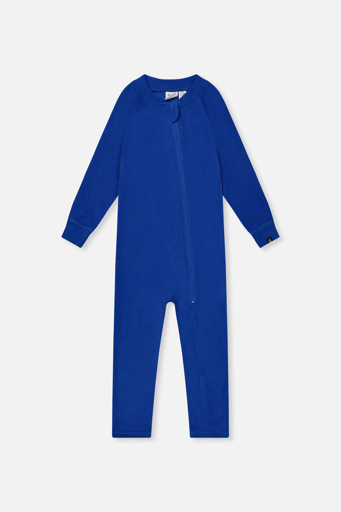 Baby One Piece Thermal Underwear Royal Blue-0