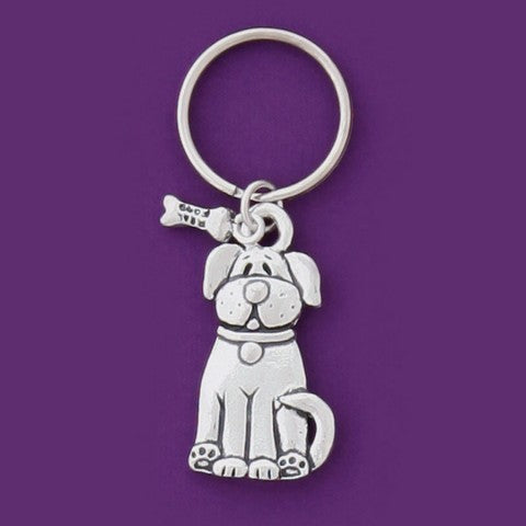 BASIC SPIRIT Key Chain | Dog w/Bone