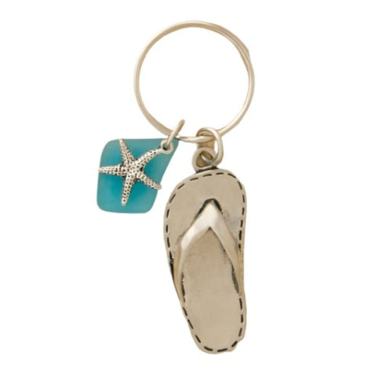 BASIC SPIRIT Keychain - Sandal Seaglass