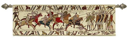 Bayeux Tapestry Hastings Battle - Wall Hanging 144cmW x 45cm (120 rod)