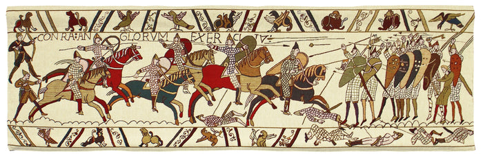 Bayeux Tapestry Hastings Battle - Wall Hanging 144cmW x 45cm (120 rod)
