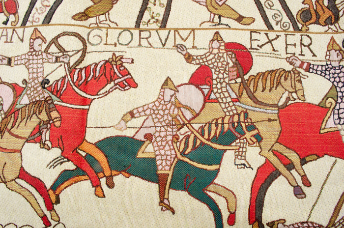 Bayeux Tapestry Hastings Battle - Wall Hanging 144cmW x 45cm (120 rod)