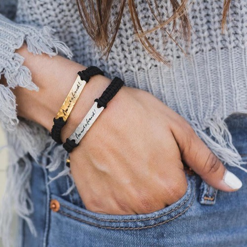 Be Not Afraid Bracelet - Metallic