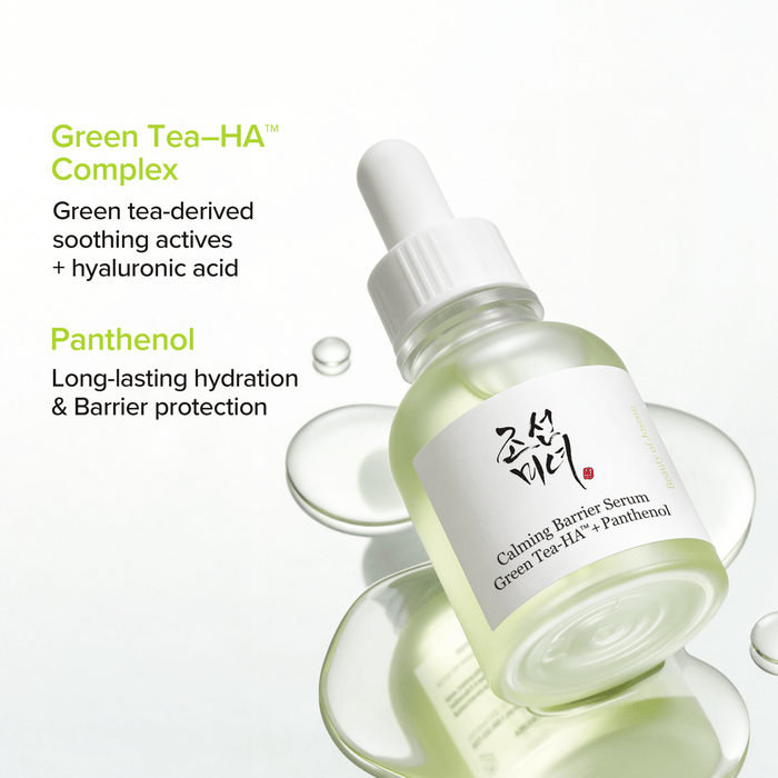 Beauty of Joseon Green Tea Hyaluronic Acid Hydrating Soothing Serum 30ml سيروم مرطب وملطف بحمض الهيالورونيك من بيوتي أوف جوسون بخلاصة الشاي الأخضر - Princess Cosmetics Qatar