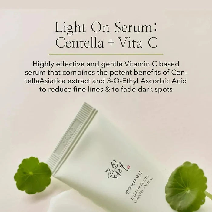 Beauty of Joseon Light On Serum Centella + Vita C 30ml سيروم بيوتي أوف جوسون لايت أون سينتيلا + فيتامين سي - Princess Cosmetics Qatar