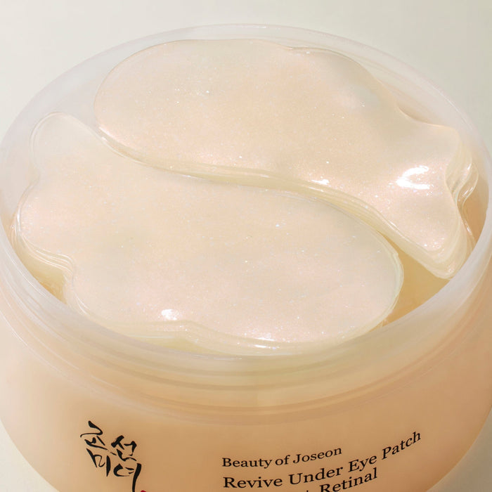 Beauty of Joseon Revive Under Eye Patch: Ginseng + Retinal (60 Patches) رقعة تحت العين من "جمال جوسون ريفايف": الجينسنغ والشبكية - Princess Cosmetics Qatar