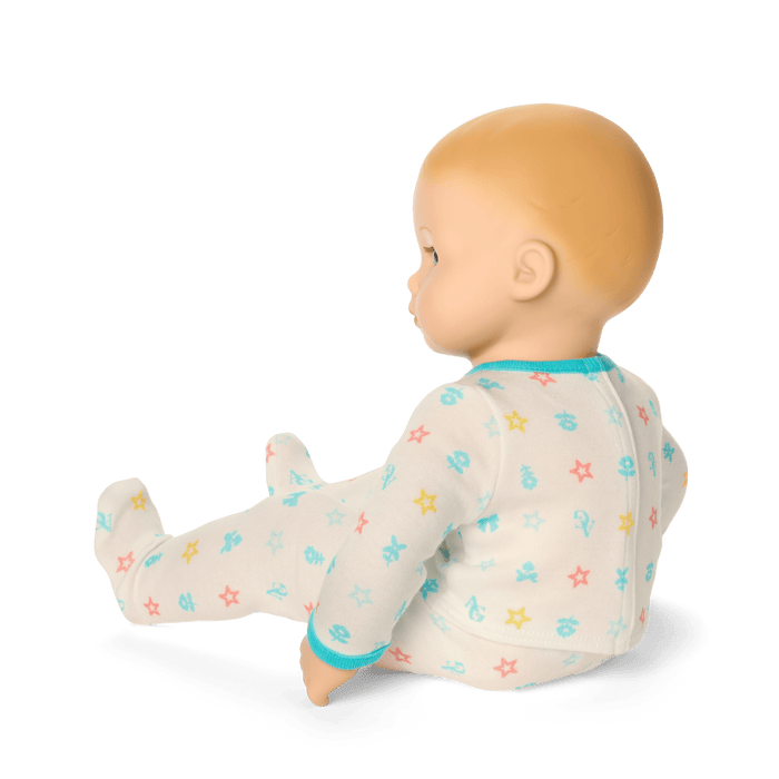 Bitty Baby® Doll #3 with blonde hair in Pastel Blue