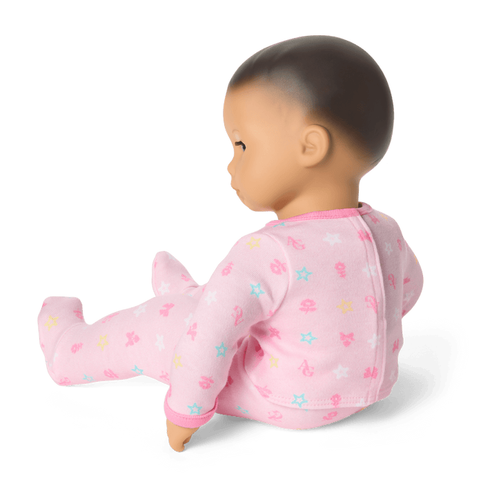 Bitty Baby® Doll #4 with black hair in Pastel Pink