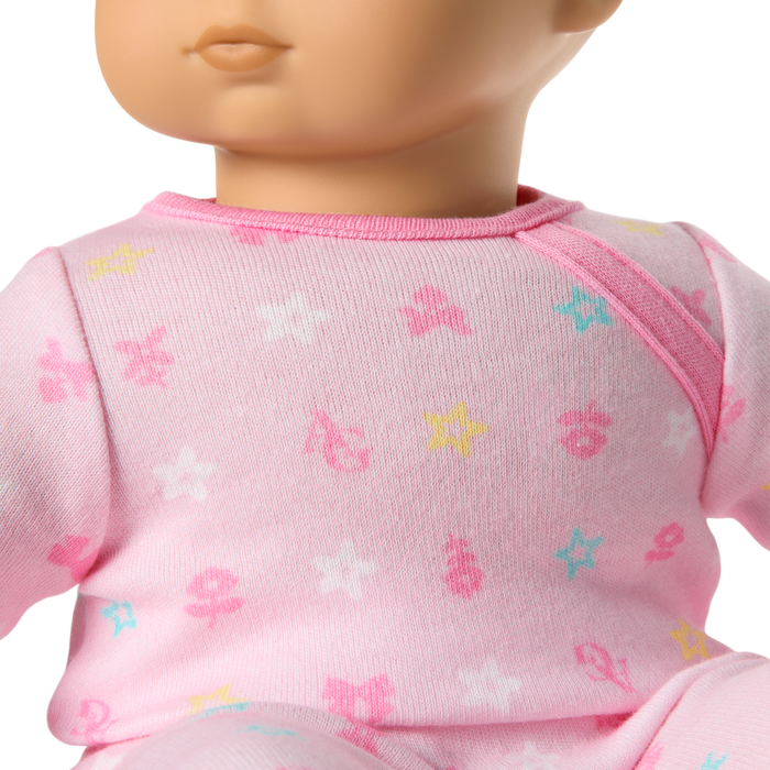 Bitty Baby® Doll #4 with black hair in Pastel Pink