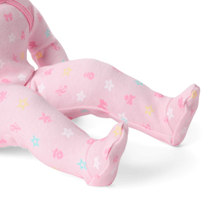 Bitty Baby® Doll #4 with black hair in Pastel Pink