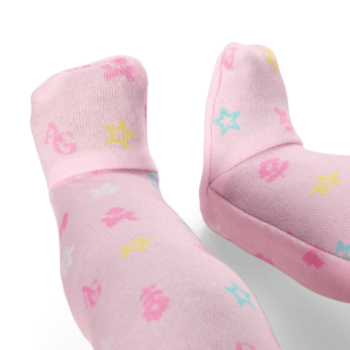 Bitty Baby® Doll #4 with black hair in Pastel Pink