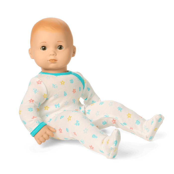 Bitty Baby® Doll #6 with red hair in Pastel Blue