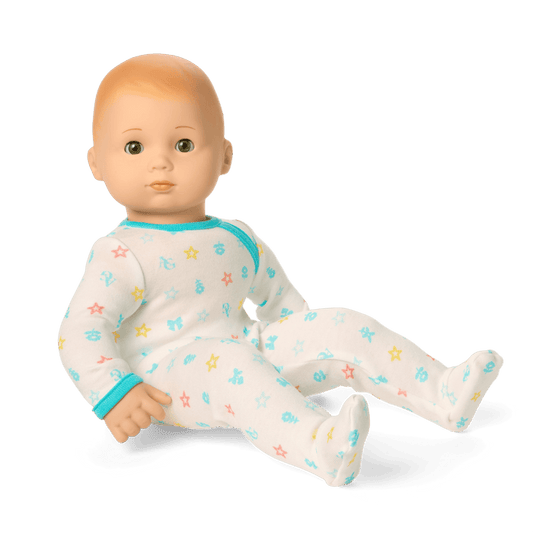 Bitty Baby® Doll #6 with red hair in Pastel Blue